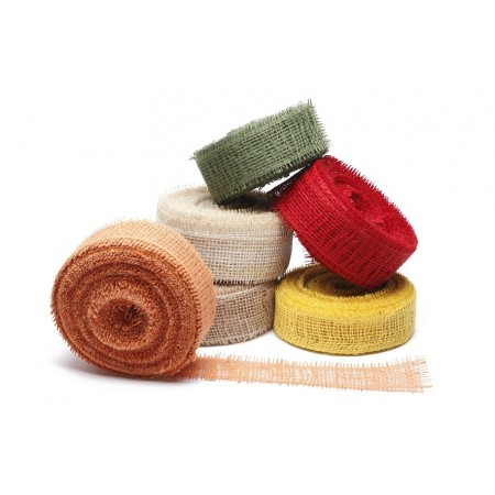 Bande de jute blanchi