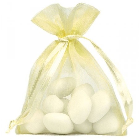 Sachets dragées Organdi couleurs x 10