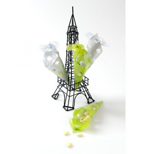 Cornets dragées pois transparents