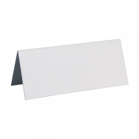 Marque-place rectangle blanc