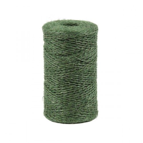 Ficelle vigne jute naturelle verte 190m