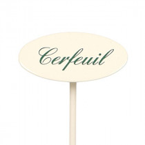 Etiquette jardin en métal Cerfeuil