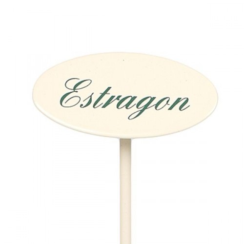 Etiquette jardin en métal Estragon