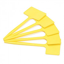 5 Etiquettes polypropylène jaune - 20 / 5x8cm 2