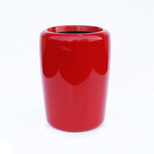 Pot grande taille d'exterieur Tracino gris 1m