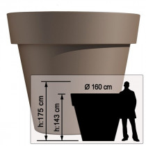 Pot de fleur géant 160 cm, déco xxl des espaces jardins 2