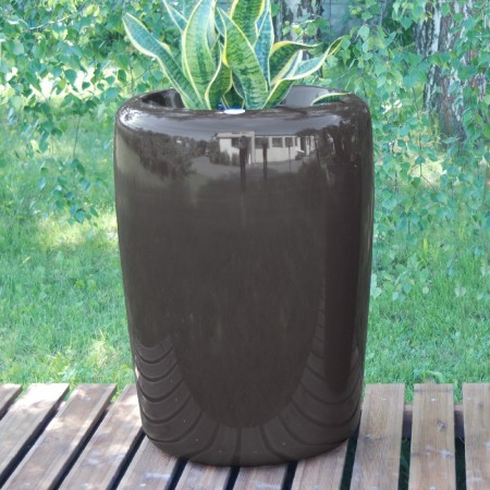 pot grande taille Tracino grishauteur 1m pour l'extérieur