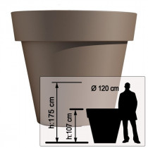Pot de fleur xxl couleur déco exterieur 2