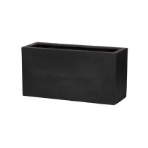 Jardinière Fiberstone noire 2