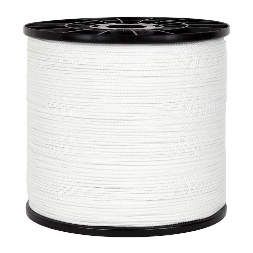 Blanc 4 mm 3 mm 5 mm 15m perfeclan Rouleau de Corde de Coton Naturel Tress/é Cordons Tordus 2,5 mm 6 mm
