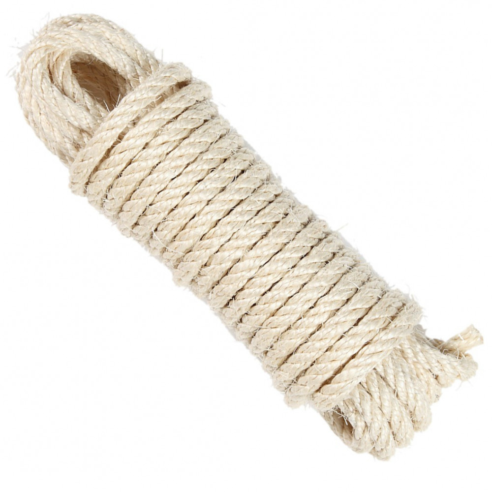 Corde en Sisal naturelle - 10mm - rouleau de 220M