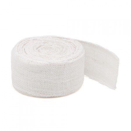 Bande de jute blanc 10mx6cm