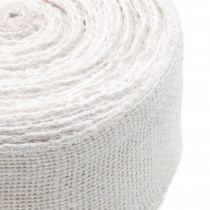Bande de jute blanc 10mx6cm 2