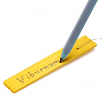 2 crayons de bois graphite pour étiquette bois - plante fleuriste 2