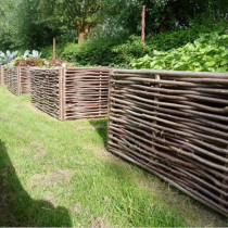 Carré Potager 120 x 120 PackB en branches de noisetier 2
