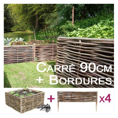 Bac carré potager 90cm