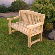 Banc exterieur en bois 2 Personnes 2