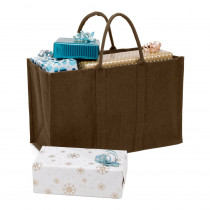 Cabas- Sac Toile Chocolat 48L