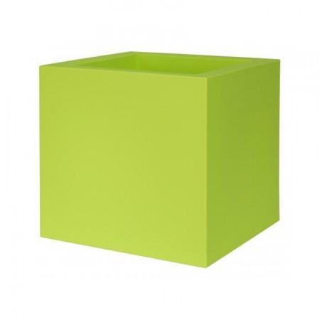 Jardiniere Bac a Fleur Cube 40cm vert