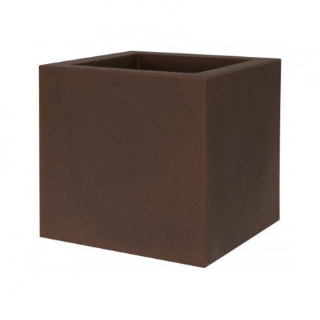 Jardiniere Bac a Fleur Cube 40cm terre