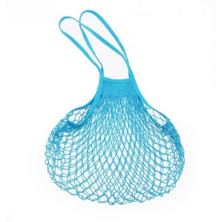 Sac Filet a Bandouliere, Shopping et courses M2 Grandes Anses pas cher bleu joyau