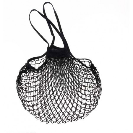 Sac Filet a Bandouliere, Shopping et courses M2 Grandes Anses pas cher noir