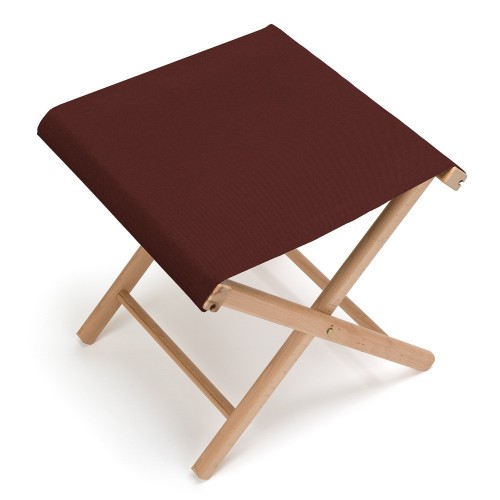 Tabouret Pliant Bois Burgundy