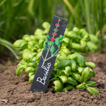 Etiquette Ardoise Potager Basilic 2