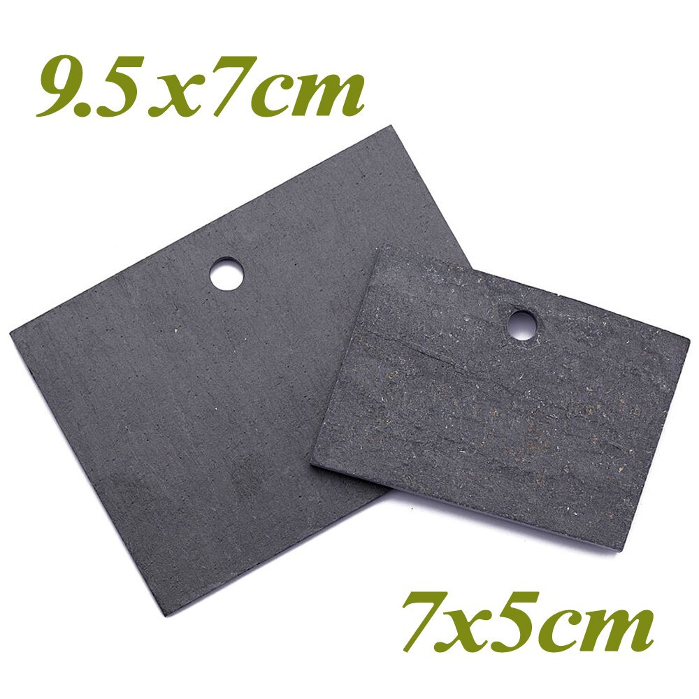 Etiquette ardoise adhésive velcro - 9,5x6,5 cm Noire