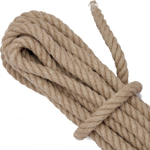 corde de jardinage corde de jute corde de chanvre solide Corde de jute Jilin 6 mm épaisseur 25 m 3 couches corde de maintien pour animaux de compagnie avec de grands gants de travail 