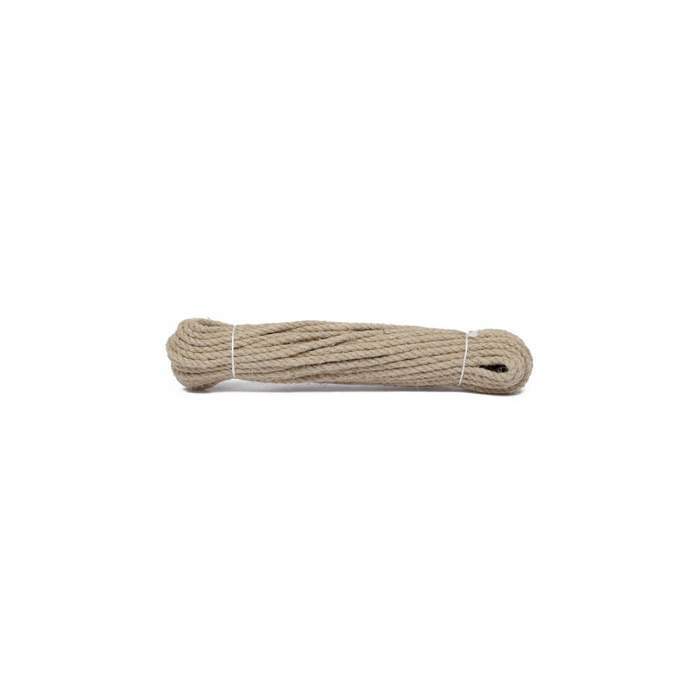 Corde en fibre de chanvre naturel 6mm x 10m