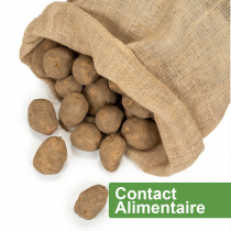 Sac en jute 50kg, contact alimentaire 60x110cm 215g/m² 2