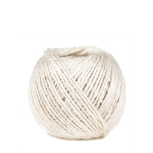 Ficelle de jute blanche 2 mm 75 m