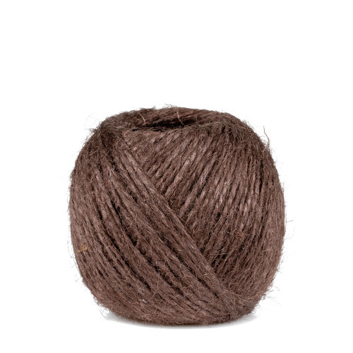 Ficelle de jute 2 mm marron chataîgne 75 m