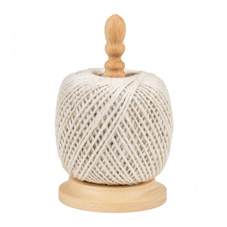 Ficelle jute 2mm blanche ±150m