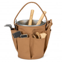 Sac transport outil jardinage caramel 2