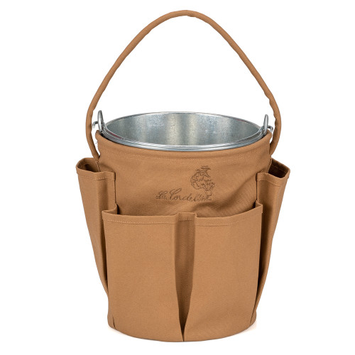 Sac transport outil jardinage caramel