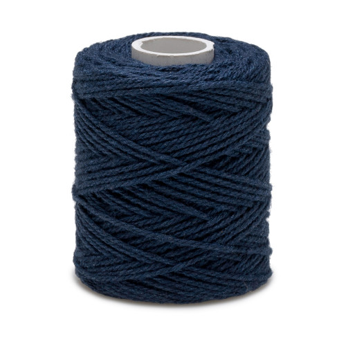 ficelle fil de coton bleu marine