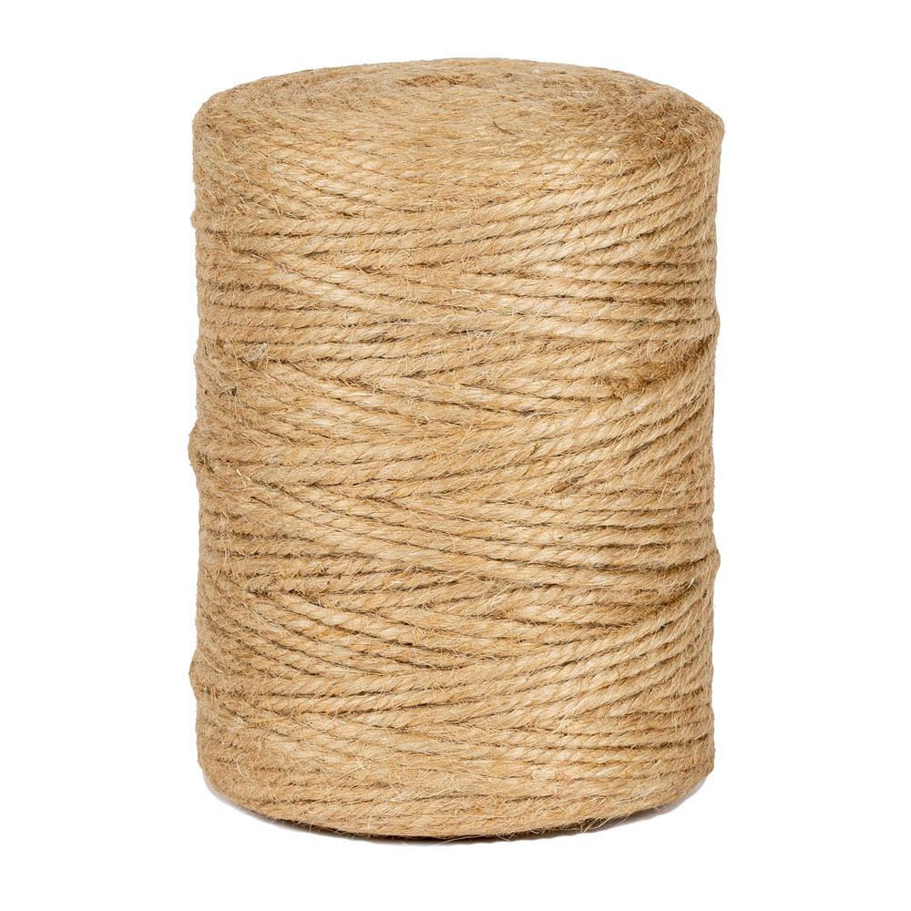 Ruban de jute tressé corde de jute bobine en bois