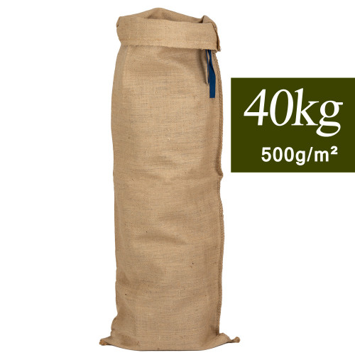 Sac en jute long 40 kg, 40x135cm 500g