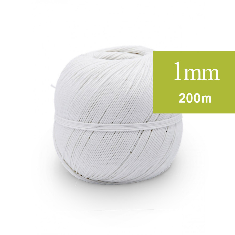 Ficelle de Lin 1mm blanc - Filoche et Ficelle