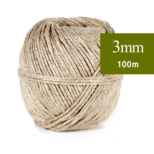 Ficelle de lin Naturel 3mm 100m