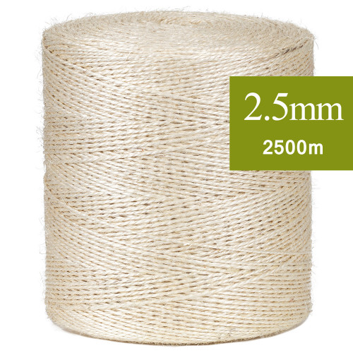 FICELLE NYLON BLANC PELOTE 2 KG