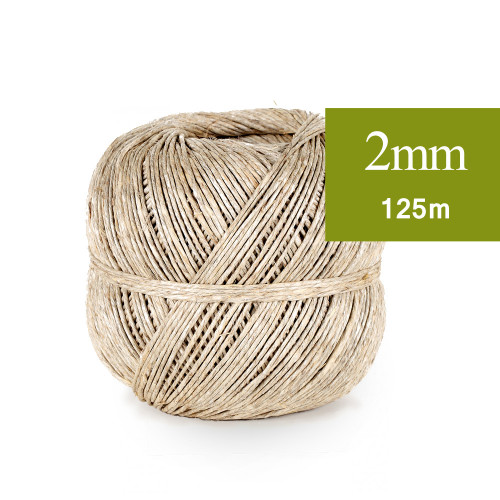 Ficelle de lin naturel 2mm 125m