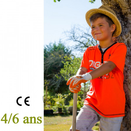gants jardinage enfant, taille 4, 5 et 6 ans