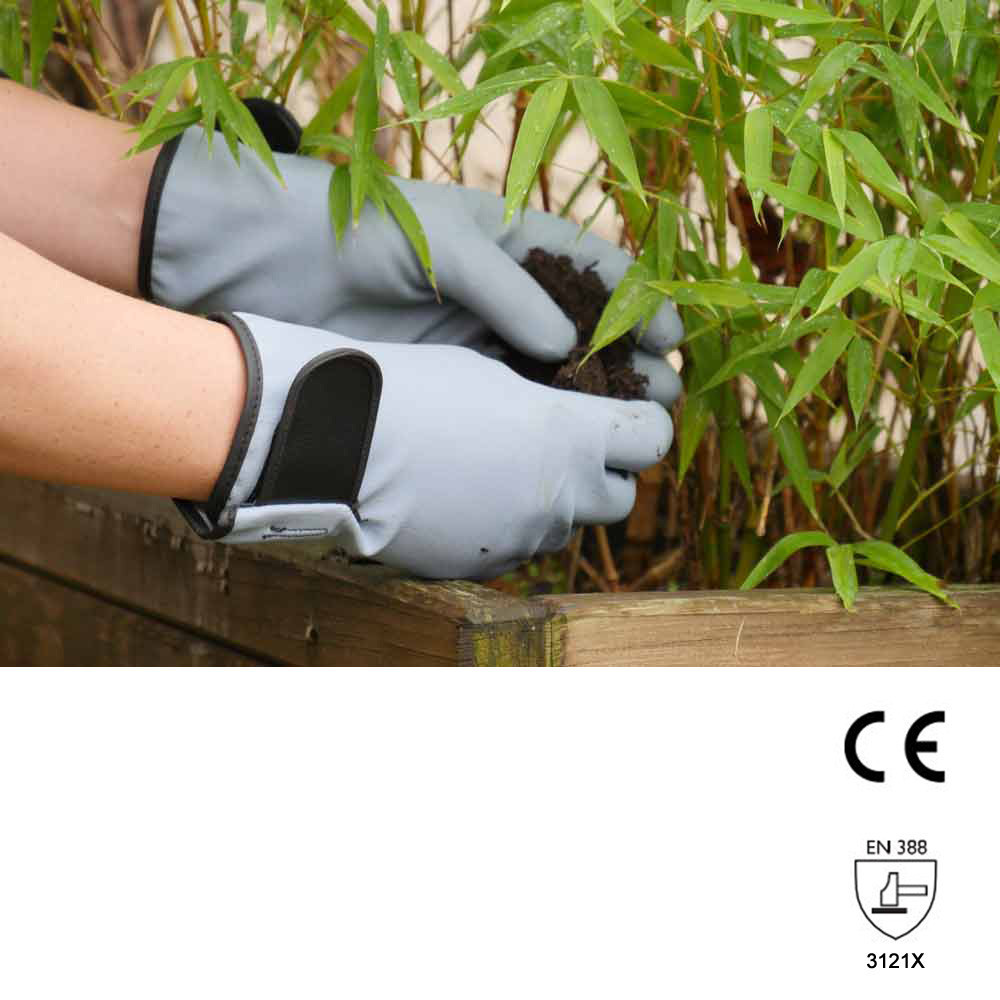 Bleu - Paire de gants en caoutchouc, gants de jardinage, pour le nettoyage  des canalisations d'étang 