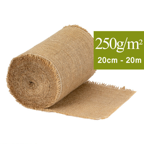 Toile de jute, bande 20 cm