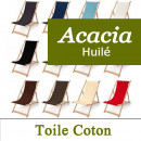 Transat Acacia Huilé et Toile Coton