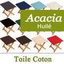 Tabouret de Jardin Coton et Acacia