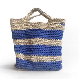 sac en macramé signé Luciana taj.lu